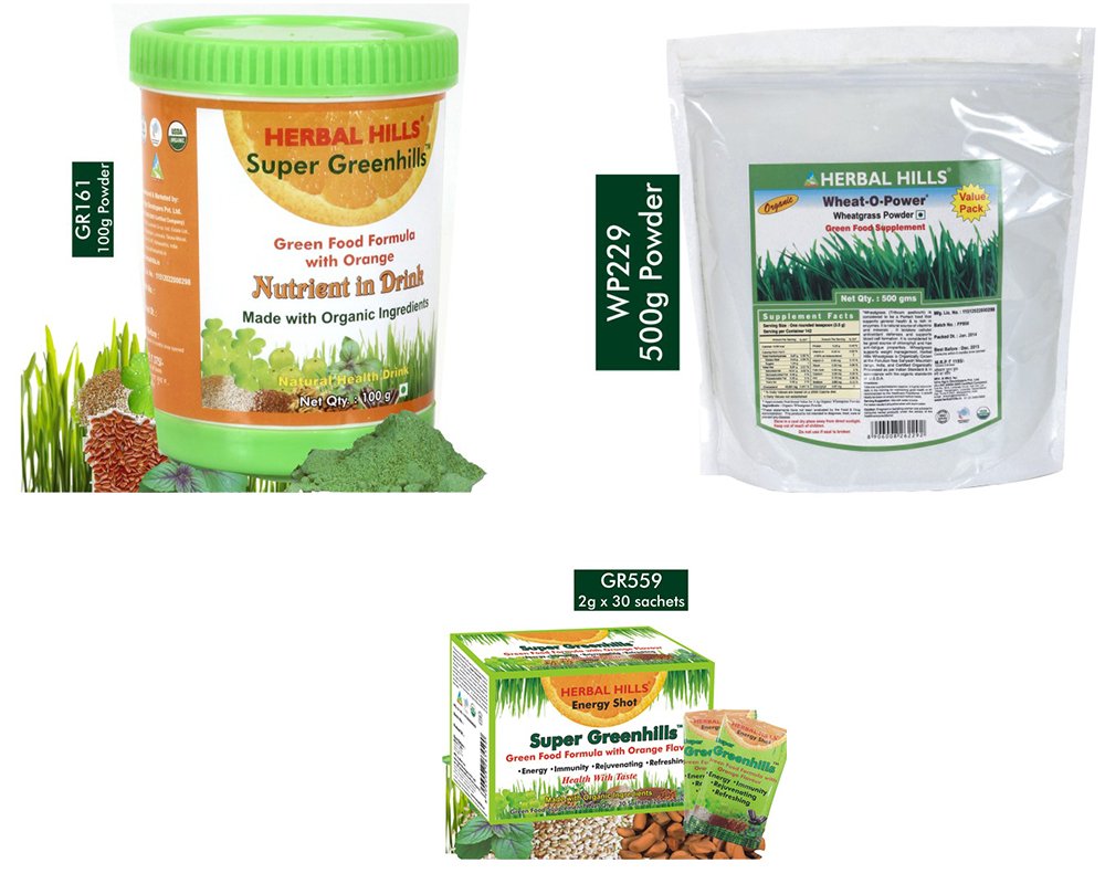 GREEN FOOD FORMULA FLAVOUR - POWDER & SACHET