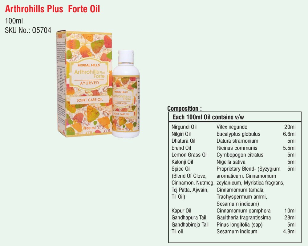 Arthrohills Plus Forte Oil