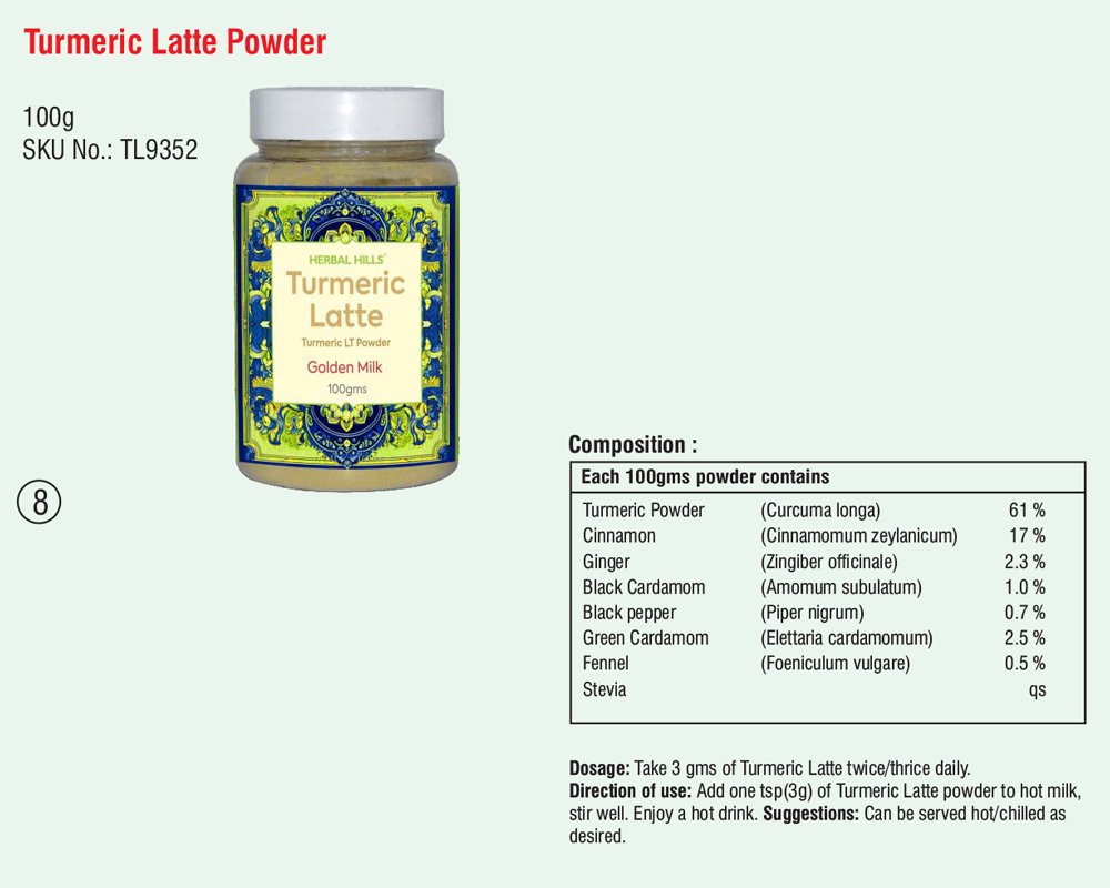 Turmeric Latte Powder