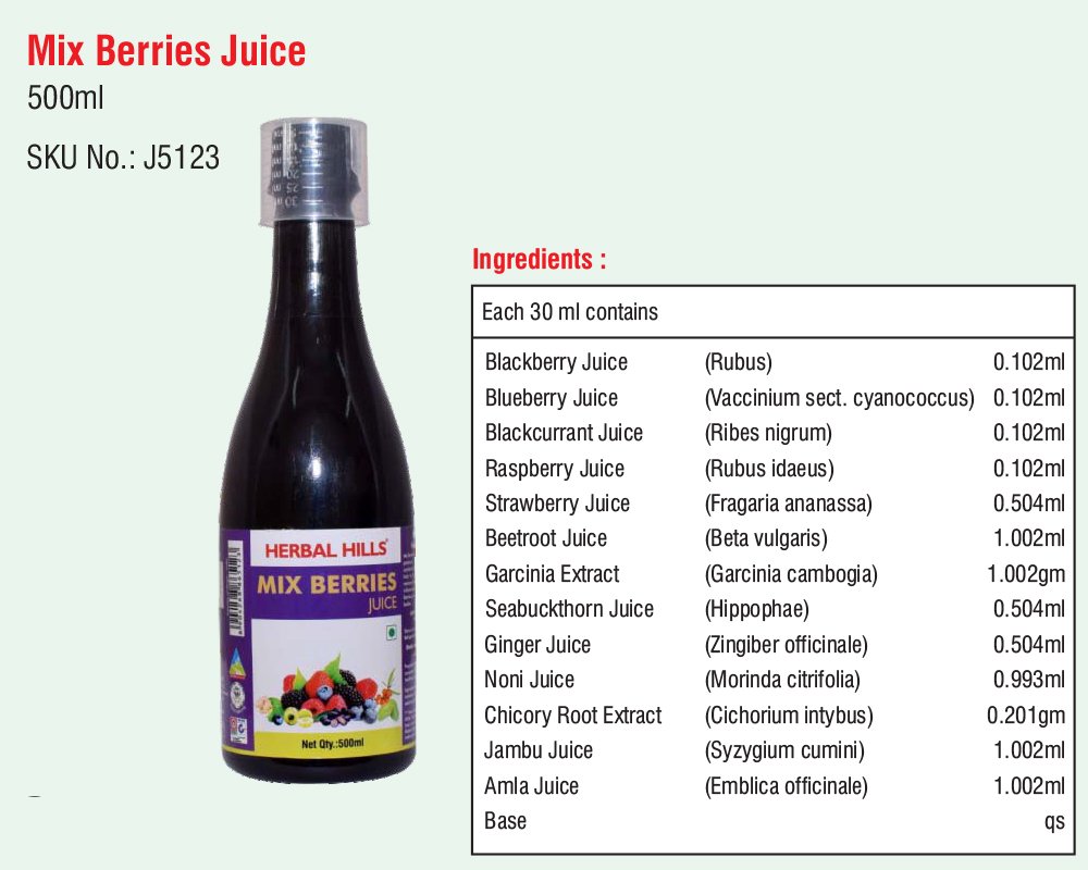 Mix Berries Juice