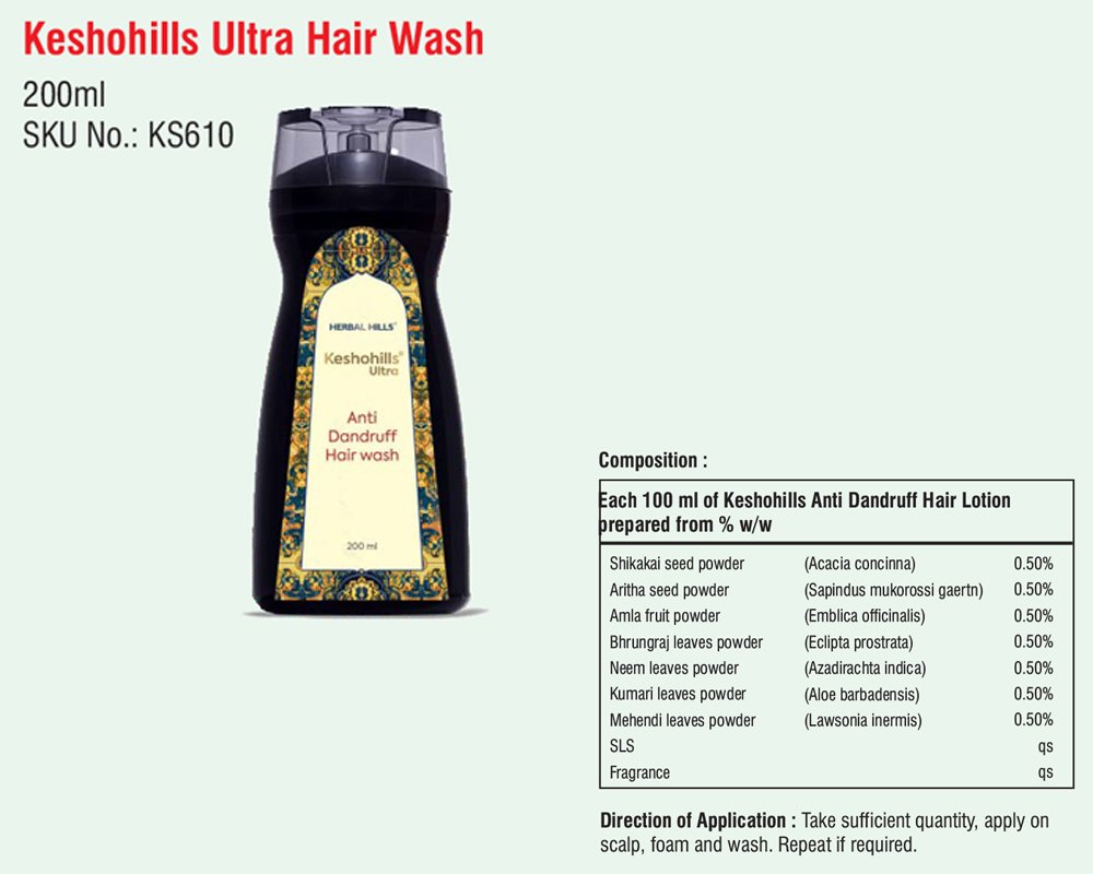 Keshohills Ultra Hair Wash