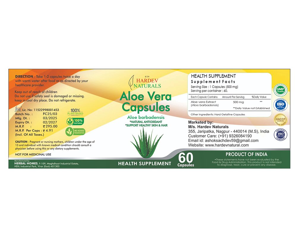 Aloe Vera Capsules